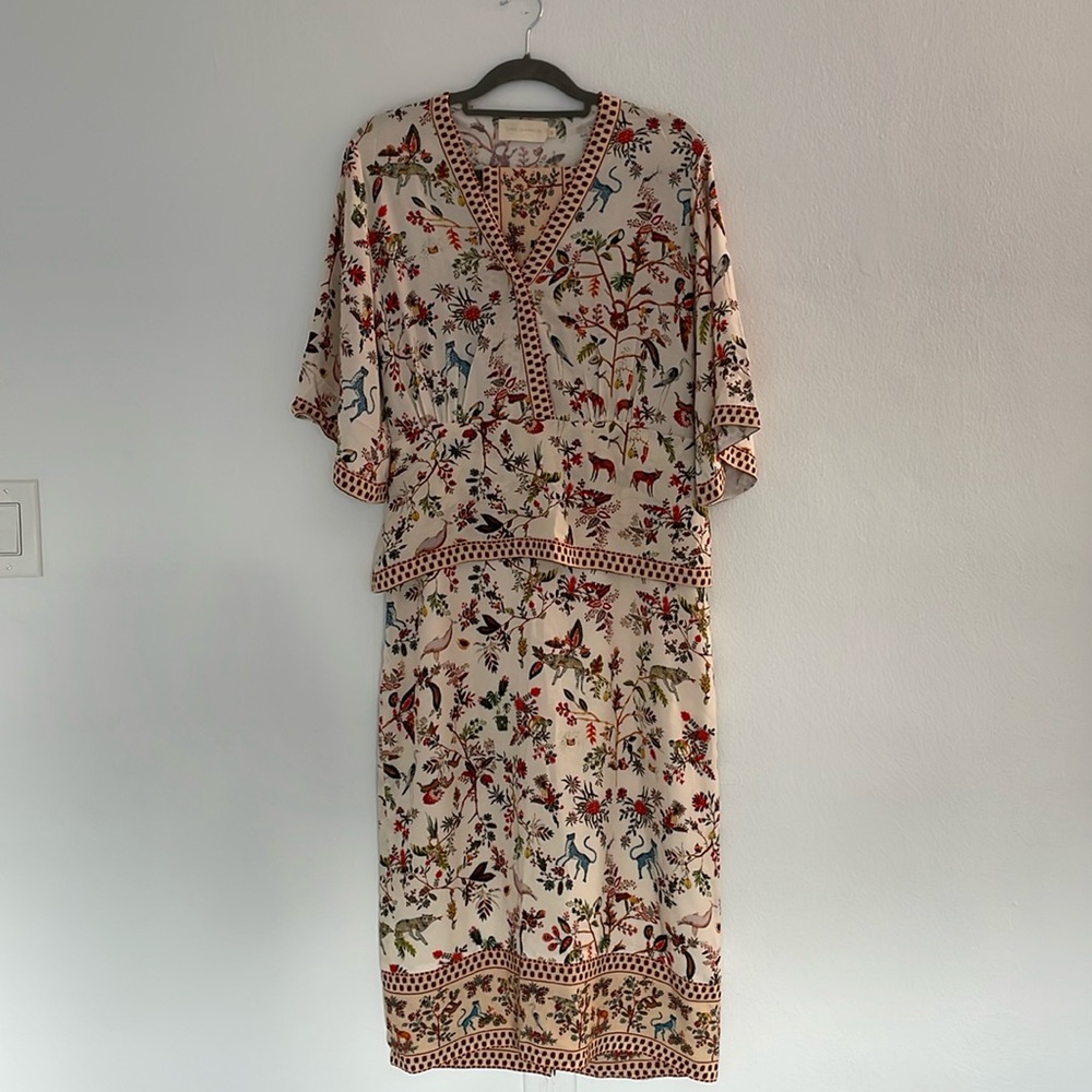Cris Barros Printed Midi Dress
